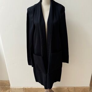 PIAZZA SEMPIONE Elegant navy blue Women's Coat, NWT